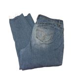 Ymi WBB Wannabettabutt Mid Rise Jeans Distressed Raw Hem Size 18 Photo 3