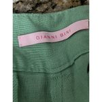 Gianni Bini Green Linen Embroidered Midnrise Wide Leg Cropped Pant Green 10 Photo 5
