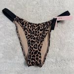 Victoria's Secret Victoria’s Secret Shine Strap Swim Leopard Bikini Triangle Brazilian Medium Photo 8