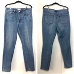 Free People  Peyton High Rise Skinny Jeans Light Wash Button Fly Photo 1