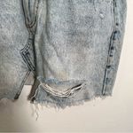 ZARA Trafaluc Cut Off Denim Mini Skirt Acid Wash Photo 6
