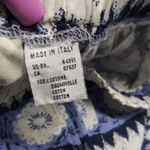 United Colors Of Benetton  Blue and White Patterned Cotton Bermuda Shorts Size S Photo 7