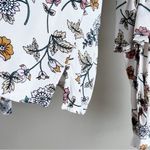 Sanctuary Tilly Flounce Sleeve Floral Blouse in Cream, Size Medium Photo 10