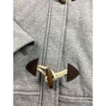 OP XL Hooded Sweatshirt Jacket Faux Fur Gray Full Zip Hooks Womens Long Sleeve Photo 5