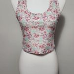 Evolution and creation EVCR Kendall Snow Garden Floral Compression Cropped Tank Size Medium Photo 1