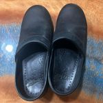 Dansko Black Leather Clogs size size 38 Photo 2