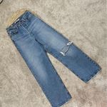 Levi's Levi’s Women’s Ribcage Straight Leg Ankle Jeans High Rise Button Fly in Blue 26 Photo 3