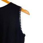 ZARA Eyelet Lace Sleeveless Wide Leg Black Jumpsuit Size Small Pockets Office Photo 8