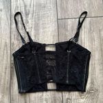 Victoria's Secret Black faux leather bustier bra - Victoria’s Secret Photo 1