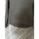 Lululemon  Women Long Sleeve Top Small Athletic Gray Curved Hem Thick Scoop Neck Photo 1
