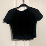 Noni Teen Black Short Sleeve Crop Top Shirt Size XS Photo 0