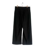 Anthropologie  Maeve The Colette Magic Fabric Crop Wide-Leg Pants Black Sz 31 Photo 4