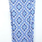 Old Navy  Blue and White Patterned Graphic Maxi Skirt Womens Size M Photo 0