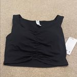 Yogalicious  Black Ruched Workout Top Photo 0