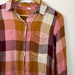 Old Navy  Women's Drapey Flannel Tunic Shirt Size S Photo 1