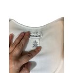 FOR THE REPUBLIC White Pleated Tiered V Neck Bell Sleeve Tunic Top XL Photo 2