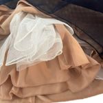 Jodi Kristopher  Navy Tulle Jeweled Mini Dress Size 3 Photo 4