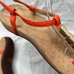 Vionic Womens Miami Orange Thong T-Strap Sandals Size 6.5 Gold Accent Photo 6