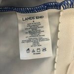 Lands' End Tankini Top Underwire Removable Pads Tummy Control Blue White 4 Photo 3