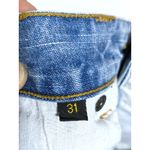 Harley Davidson Rivet Side Snap Buttons Jeans Womens 12 /31 Baddie Motorcycle Blue Photo 7