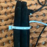 Stone Mountain Black Suede and Leather Crossbody Purse Vintage Photo 9