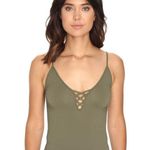 Free People  Green Criss-Cross Tank Photo 0