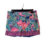 Lilly Pulitzer New Flamenco beach Flamingo Callan Short Flat Front 5" Sz 2 Photo 0
