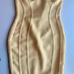 Yellow bustier dress  Photo 1