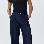 Quince NWOT Women's Black Cotton-Modal V-Neck Tee Short Sleeve T-Shirt Sz S Photo 0