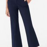 J.Crew Hayden Kickout Pants Womens 6 Blue Crop Bi Stretch Smart Casual Preppy Photo 0
