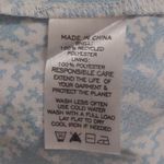 Hill House The Mirabel Skirt Trailing Vine Blue Linear Floral Poly Crepe XL New Photo 6