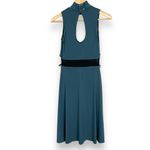 Weissman Dance Costume Adult Medium Velvet‎ Bottom Sleeveless Open Front Skirt Blue Photo 1