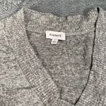 Evereve  Heather Gray V-Neck Sweater Photo 3