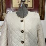 J.Crew Quilted Signature Puffer Lady Jacket PrimaLoft Dusty Ivory - Sz 6 ๐งก๐ Photo 4