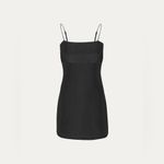 Realisation Par  Christy Black Silk LBD Mini Dress- Still Full Price Photo 3