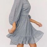 Baltic Born Harmony Embossed Dress eyelet embroidered ruffled Fit & flare S Photo 1