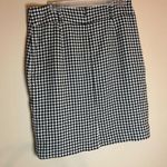 Covington  12 Houndstooth Black and White Midi Pencil Skirt Photo 1