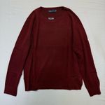Marks & Spencer Red Crew Neck Sweater Women’s Size 10 Acrylic burgundy Photo 8
