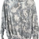 Young Fabulous and Broke  Juliette tie dye sweatshirt in blue and gray Photo 0