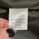 Jun & Ivy  size small olive green vegan faux leather mini skirt side pockets Photo 8