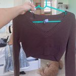 H&M brown cropped sweater  Photo 0