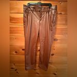 Torrid Perfect Skinny Faux Leather Mid Rise Pant in Color Rootbeer size 16R Photo 1