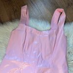 Show Me Your Mumu  Woods Mini Dress In Pink Faux Leather Photo 4