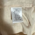 Women’s Chenault peachy cream colored eyehole puff sleeve shirt Small Photo 3