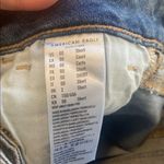 American Eagle  Mom Straight Blue Jeans 00 Short Photo 2