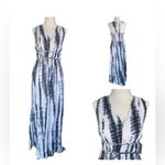 H&M NWT Black & White Tie Dye Maxi Dress Photo 1