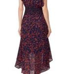 Slate + Willow Smocked Floral Flutter Sleeve Hourglass Midi Dress Photo 5