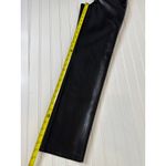 Wilfred Aritzia Melina Black High Rise Straight Leg Vegan Leather Pants Size 0 Photo 4