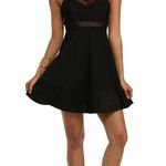 Emerald Sundae | Black Illusion Sleeveless Halter Neck Prom Dress Size Medium Photo 0