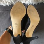 Caparros  Black Peep Toe Dress Heels S7.5 Photo 7